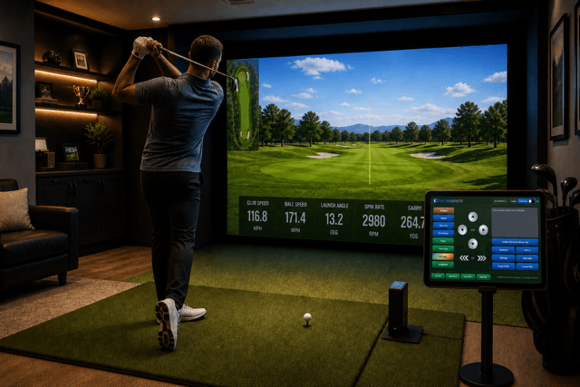 GolfSimRemote in action